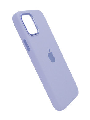 Силіконовий чохол Metal Frame and Buttons для iPhone 12/12 Pro glycine