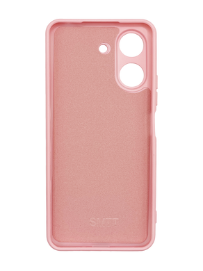 Силіконовий чохол SMTT для Xiaomi Redmi 13C/ Poco C65 pink Full Camera з мікрофіброю