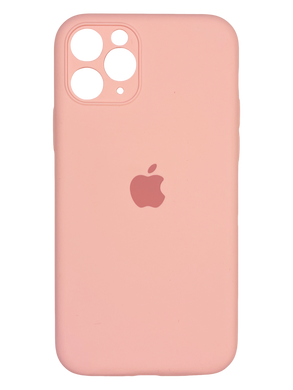 Силіконовий чохол Full Cover для iPhone 11 Pro Max grepefruit Full Camera