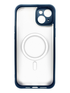 Чохол Baseus Frame Series Magnetic Case+Glass 0.22mm для iPhone 14 Plus dark blue