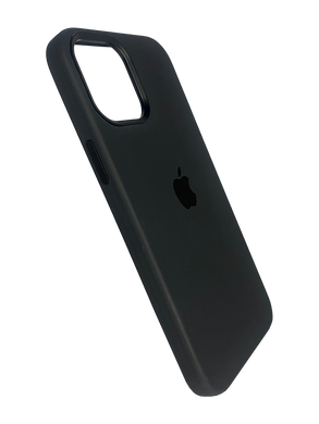 Силиконовый чехол with MagSafe для iPhone 12 Pro Max black