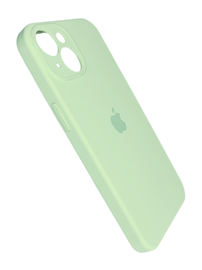 Силіконовий чохол Full Cover для iPhone 14 pistashio (fresh green) Full Camera