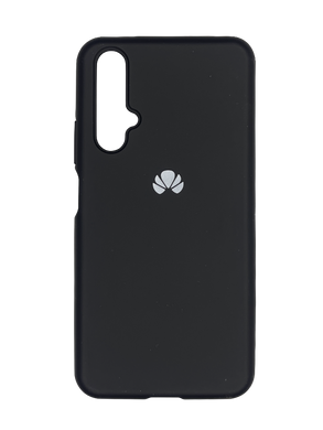Силиконовый чехол Full Cover для Huawei Nova 5T black