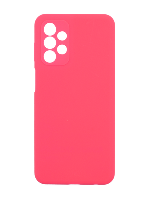 Силиконовый чехол Full Cover для Samsung A23 4G hot pink Full Camera без logo