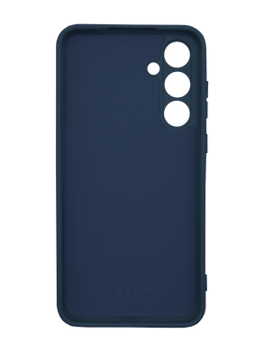 Силіконовий чохол SMTT для Samsung S24 FE dark blue Full Camera з мікрофіброю
