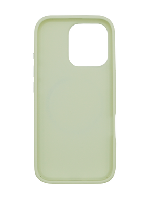 TPU чехол Bonbon Metal Style with MagSafe для iPhone 16 Pro white
