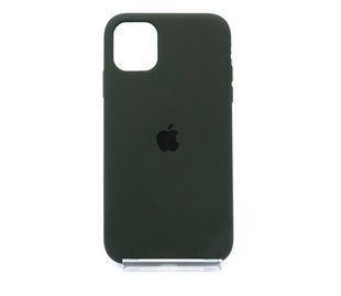Силіконовий чохол Full Cover для iPhone 11 black green