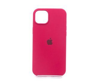 Силіконовий чохол Full Cover для iPhone 15 Plus rose red