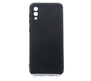 Силіконовий чохол Soft Feel для Samsung A02 black Full Camera