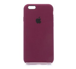 Силиконовый чехол Full Cover для iPhone 6 marsala