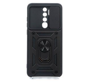 Чехол Camshield Serge Ring для Xiaomi Redmi Note 8 Pro black противоударный шторка/защита камеры