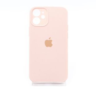 Силіконовий чохол Full Cover для iPhone 12 mini pink sand Full Camera