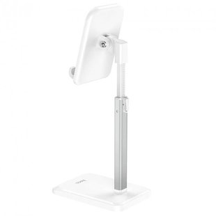 Держатель настольный Hoco PH27 Soaring metal desktop stand 4.7-10 white