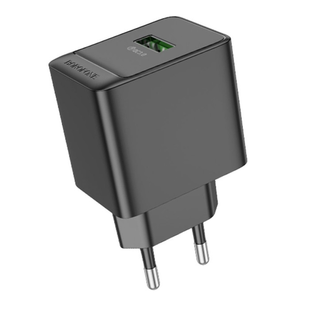 Сетевое зарядное устройство Borofone BAS12A 1USB QC3.0 18W black