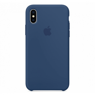 Силіконовий чохол original для iPhone XS Max blue cobalt