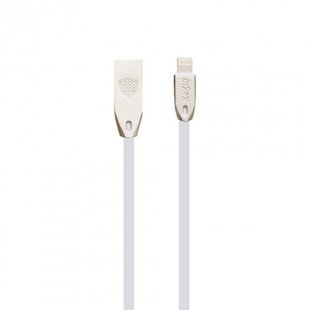 USB кабель Inkax CK-62 Lightning 2.1A 1m white