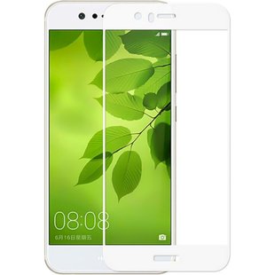 Защитное стекло 2D для Huawei Nova 2 white s/s