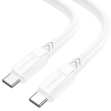Кабель Borofone BX81 Type-C to Type-C (60W,1m) white