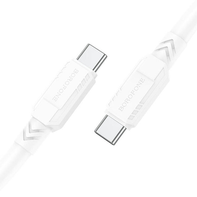 Кабель Borofone BX81 Type-C to Type-C (60W,1m) white