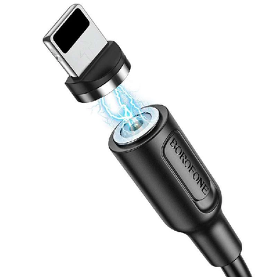 USB кабель Borofone BX41 Amiable magnetic for Lighning 2.4A/1m black
