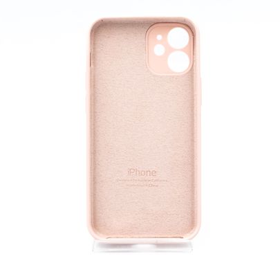Силіконовий чохол Full Cover для iPhone 12 mini pink sand Full Camera