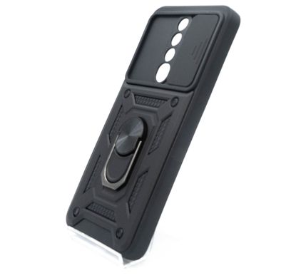 Чохол Camshield Serge Ring для Xiaomi Redmi Note 8 Pro black протиударний шторка/захист камери