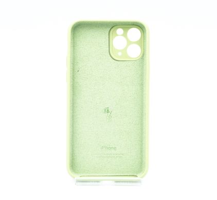Силіконовий чохол Full Cover для iPhone 11 Pro green Fulll Camera