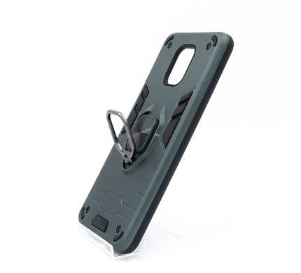 Чохол SP Transformer Ring for Magnet для Xiaomi Redmi Note 9S green протиударний