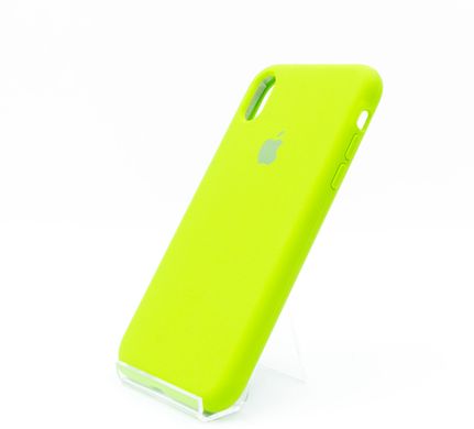 Силіконовий чохол Full Cover для iPhone XR lime green