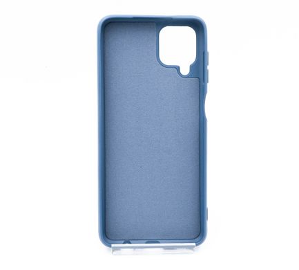 Силіконовий чохол Full Soft для Samsung A12/M12 dark blue
