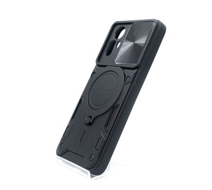 Чохол TPU+PC CamCap Armor Ring для Xiaomi Redmi Note 12S black протиударний шторка/захист камери