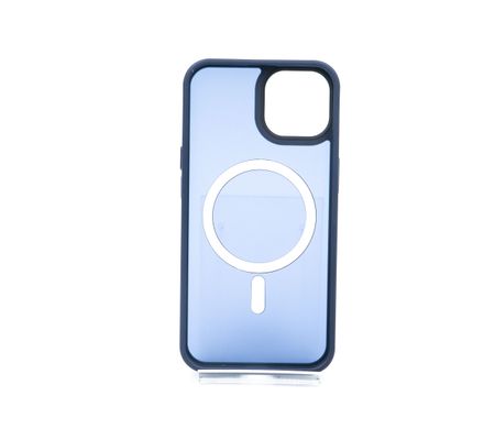 Чохол TPU+PC Metal Buttons with MagSafe Colorful для iPhone 14 blue