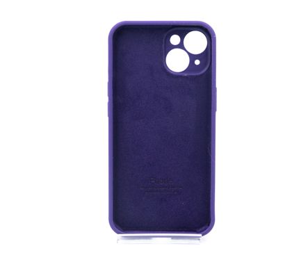 Силіконовий чохол Full Cover для iPhone 14 amethyst Full Camera