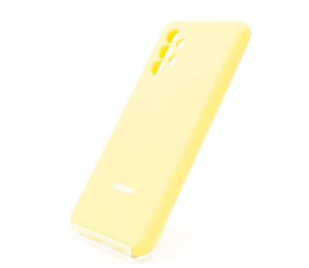 Силіконовий чохол Full Cover для Samsung A32 4G yellow Full Camera