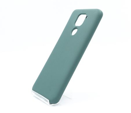 Силіконовий чохол Full Cover для Xiaomi Redmi Note 9 dark green без logo