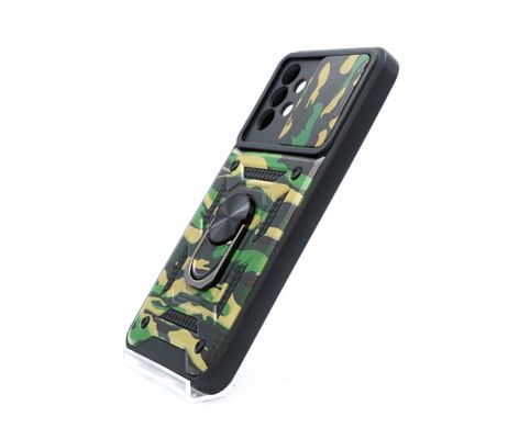 Чохол Camshield Serge Ring for Magnet Camo для Samsung A13 4G army green протиударний