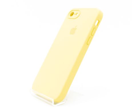 Силиконовый чехол Full Cover Square для iPhone 7/8 canary yellow Camera Protective
