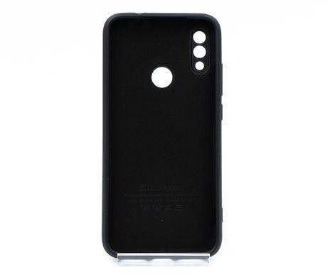 Силіконовий чохол Full Cover для Xiaomi Redmi Note 7 black Full Camera без logo