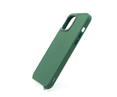TPU чохол Bonbon Metal Style для iPhone 12 Pro Max army green