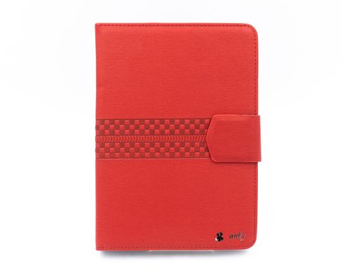 Чохол-книжка на планшет універсальний 7-8" Only з тисненням red