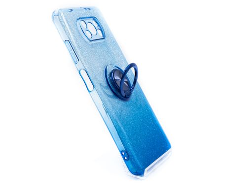 Силіконовий чохол SP Shine для Xiaomi Poco X3 blue ring for magnet