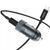 Автомобильное зарядное устройство Hoco Z32B Speed Up PD+QC3.0 Type-C to Lightning 27w/4.5A/1m gray