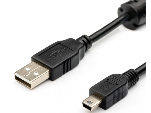 USB дата кабель Atcom USB 2.0 AM/miniUSB 0.8m