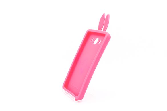 Чохол силіконовий Зайчик для Samsung J7 2016 pink