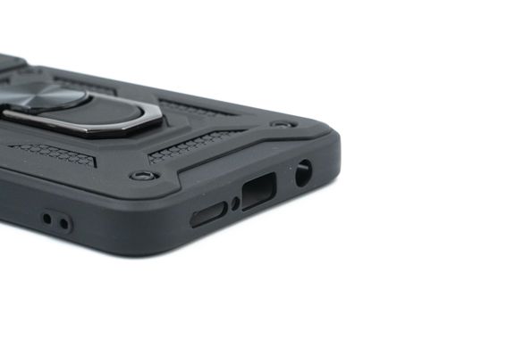 Чохол Camshield Serge Ring для Xiaomi Redmi Note 8 Pro black протиударний шторка/захист камери