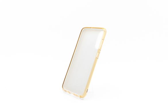 Силиконовый чехол Baseus Glitter 3 в1 для Samsung A70 gold