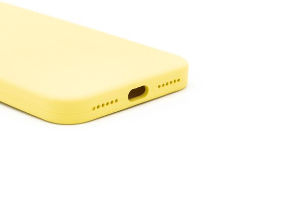 Силиконовый чехол Full Cover Square для iPhone 7/8 canary yellow Camera Protective