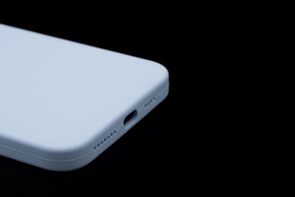 Силіконовий чохол Full Cover Square для iPhone XS Max mist blue Full Camera