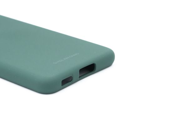 Силиконовый чехол Molan Cano для Samsung S21 green Smooth