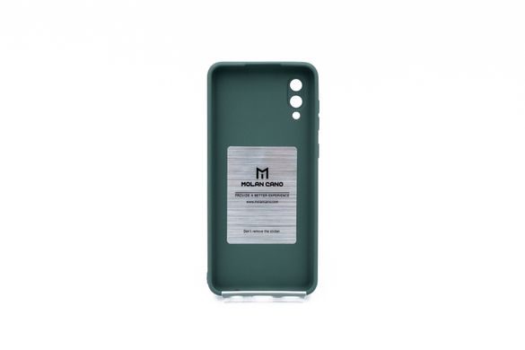 Силіконовий чохол Molan Cano Smooth для Samsung A02 green